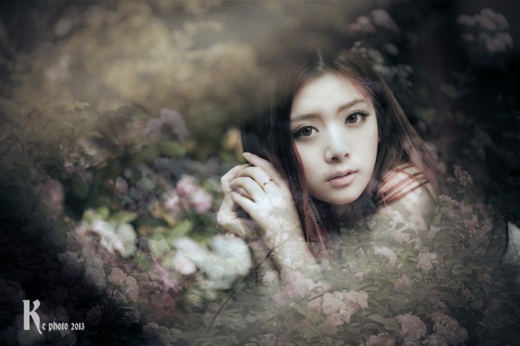 灵气的清纯美少女