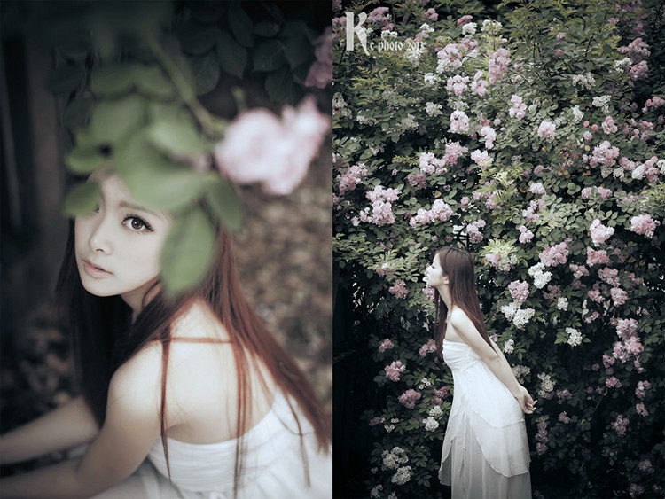 灵气的清纯美少女