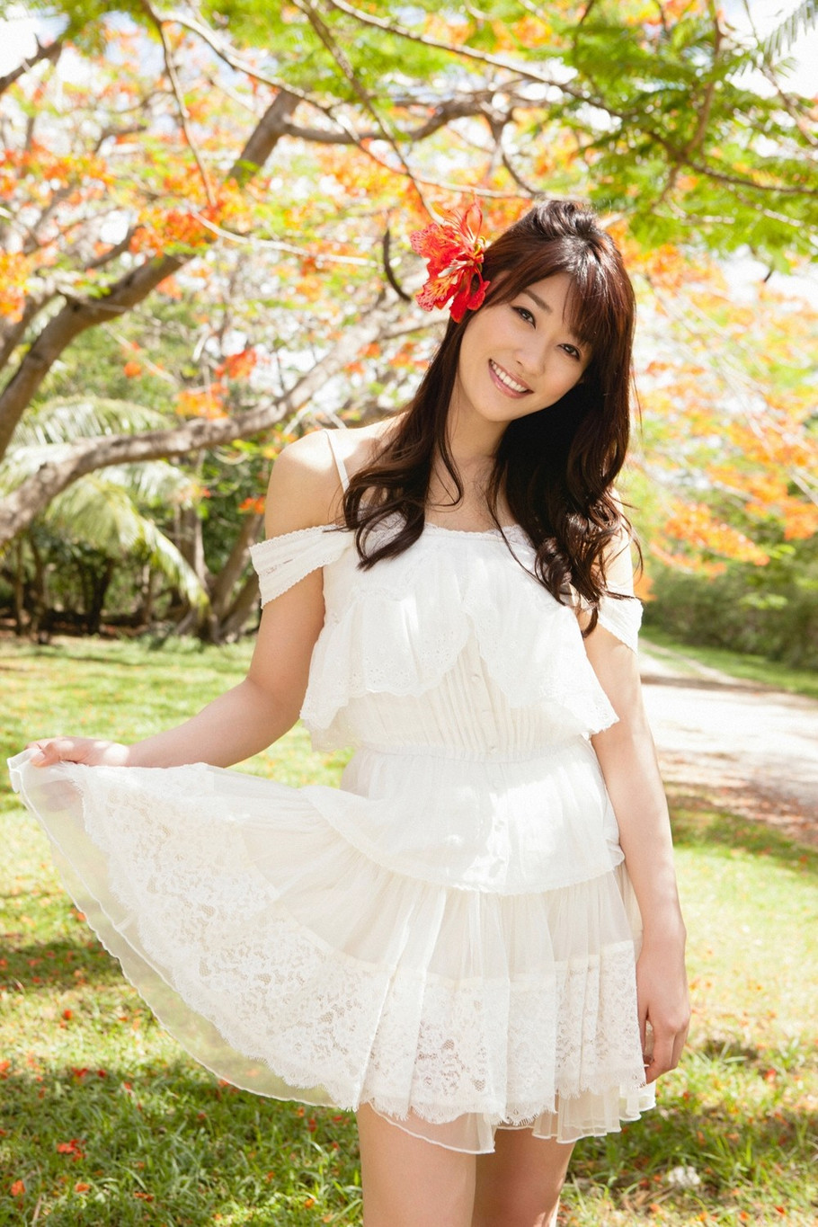 清纯浪漫美女户外写真集