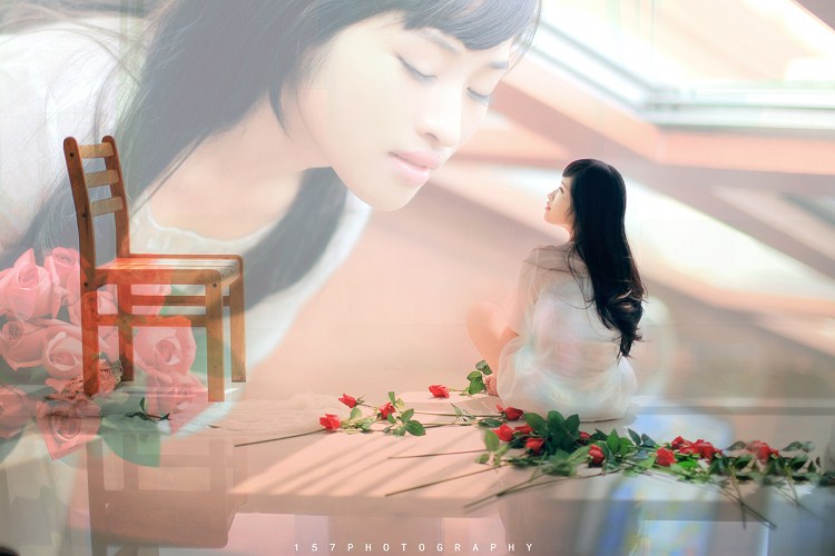清纯可爱的性感美女写真